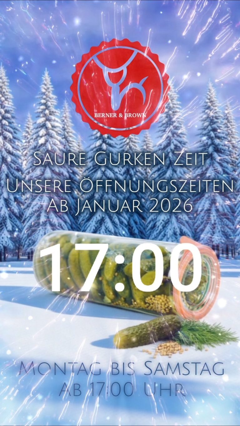 Brunch Frühstück im Berner & Brown mit QR-Code und Kontaktdaten.